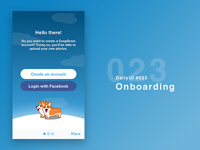 DailyUI #023 - Onboarding