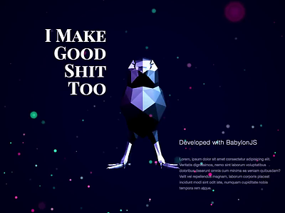 dogstudio.co replica 3d animation creative coding creative development flat shading particles web webgl