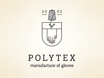 Polytex — joke logo for client)))) bobbin gloves logo