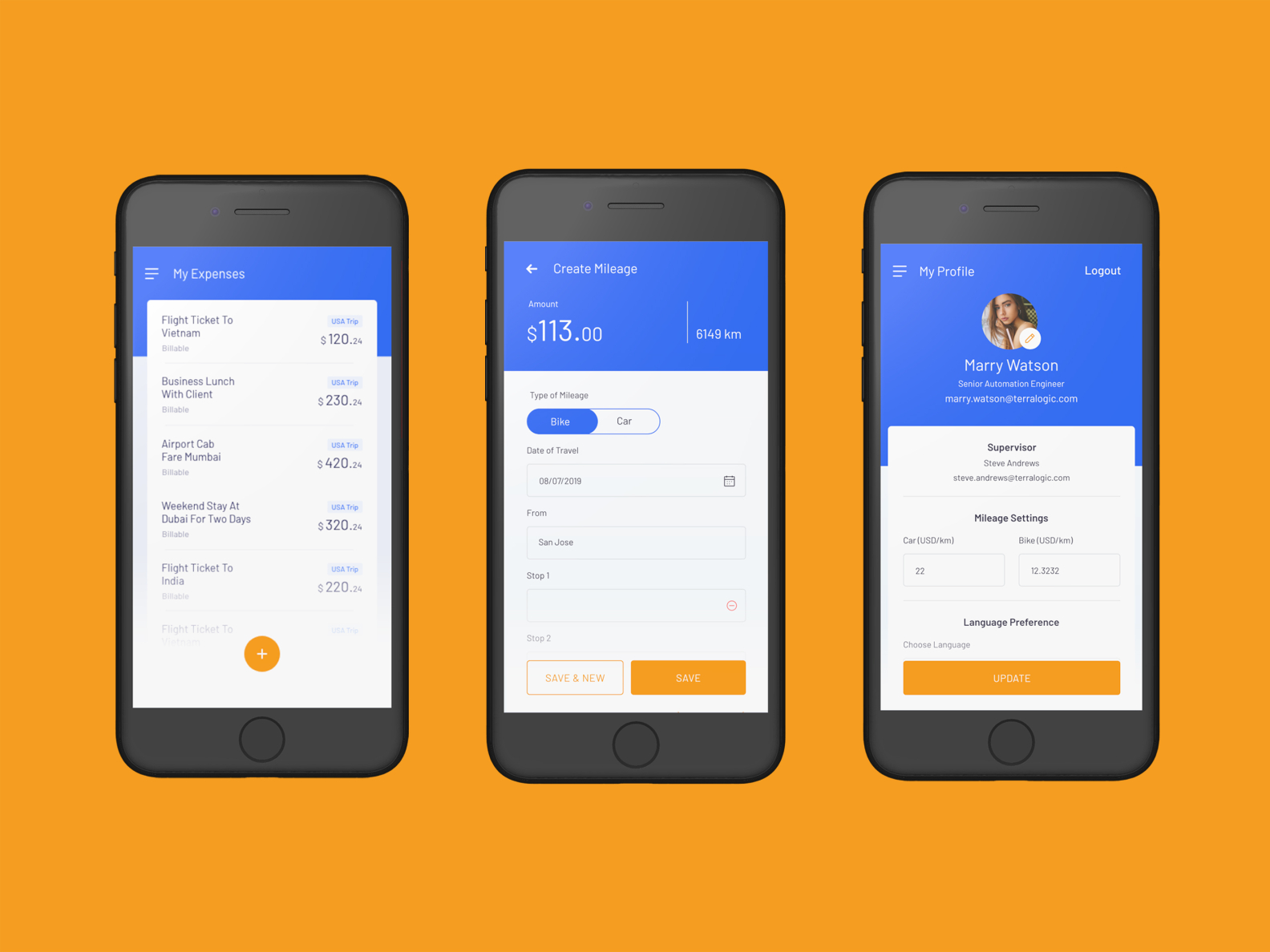 Expense Calculation and Reimbursement App by Chen on Dribbble