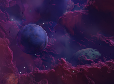 Alien Planets 3d 3d render art earth nebula planet planet earth solar space stars