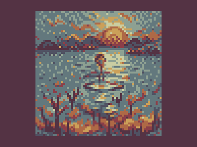 Lake at Sunset