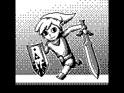 1-Bit Toon Link