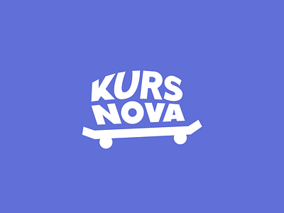 Kursnova branding brandmark logo logo course logomark online school online school logo school school logo skate skate logo skateboard logo skater logo teenager teenager logo typography logo