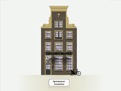 Recreation of 18th century Amsterdam building