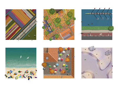 Aerials of Dutch landscapes