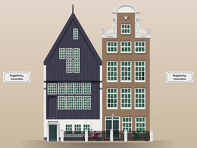 Begijnhof 34 - Oldest house in Amsterdam (1420) amsterdam architecture building dutch facade monument monuments nederland netherlands oldest