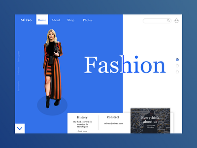 Mirso clothes design designer dribbble fashion fashionweb web