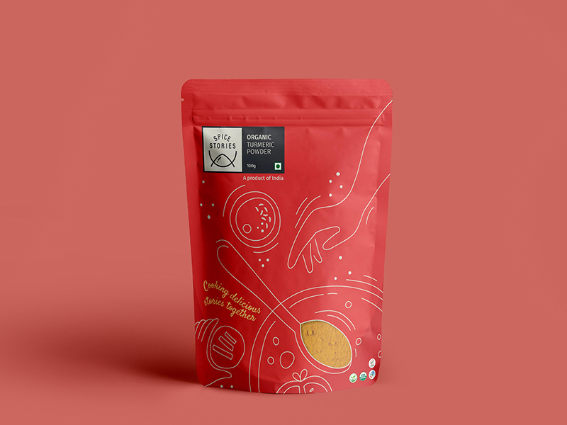 Download Grain Stories- Spice Packaging by Kalika Arora on Dribbble