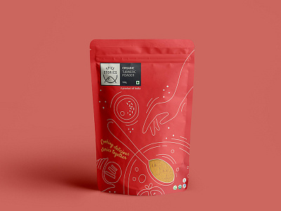 Grain Stories- Spice Packaging identity illustrations mockups packaging spice packaging