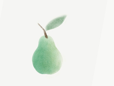 Pear adobesketch colours fruits illustrated ipadpro summer