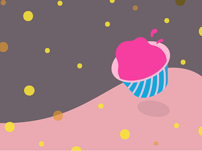 Cold winter night ice-cream cravings adobe colours digital illustration ice cream illustrated illustrator