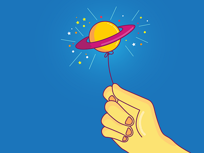 Lollipop Mind lollipop planet popart