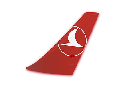 Turkish Airlines | Rudder ✈️ aircraft airline airplane art design illustration plane rudder turkish airlines
