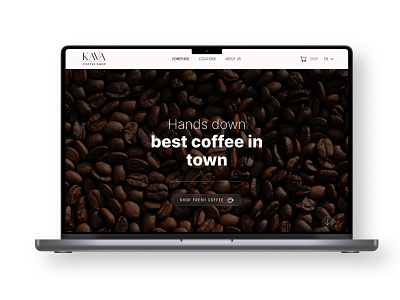 Coffee shop / Landing page