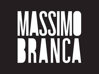 Massimo Branca customtype logo logodesign photographer