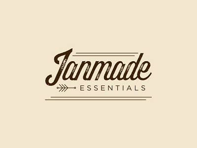 Janmade logo logodesign natural texture