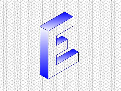 E 36 days of type alphabet e grid letters typography vectors