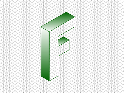 F 36 days of type alphabet f grid letters typography vectors