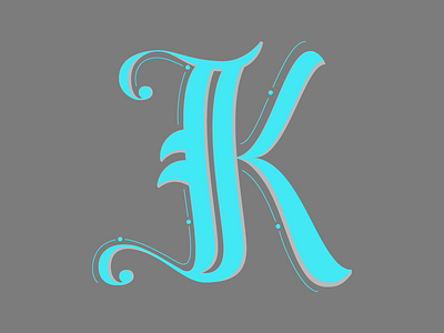 K 36 days of type alphabet hand lettering k lettering letters type typography vectors