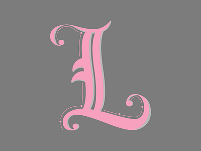 L 36 days of type alphabet hand lettering l lettering letters type typography vectors