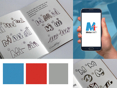 Logo Motus adobe illustrator adobe photoshop branding design icon logo vector
