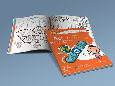 Activity Book activity book adobe illustrator adobe indesign book children covid protocol vector