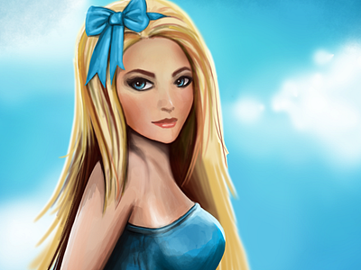 League of Legends Cheerleader Lux (WIP) character digital fan art gaming league of legends lol lux moba painting riot