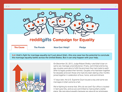 redditgifts Campaign for Equality