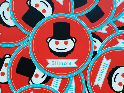 Lincoln snoo sticker abraham illinois lincoln official reddit snoo sticker