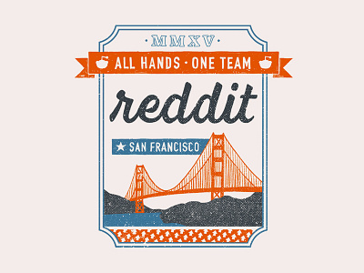 reddit All Hands 2015 all bridge francisco gate golden hands reddit san stamp vintage