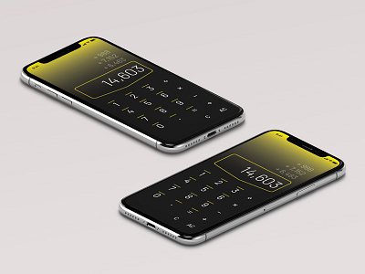 #DailyUI - 004 - Calculator dailyui ui design