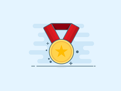 Medal graphic design icon illustration illustrator vector