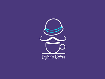 Dylan's Coffee coffee shop graphic design icon illustration illustrator logo vector