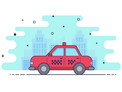 A taxi cab graphic design icon illustration illustrator taxi taxi cab vector