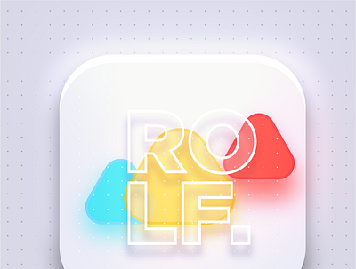 NLP - ROLF Icon color glow icon logo tone