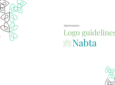 Nabta Logo app design flat icon logo minimal ui ux web website