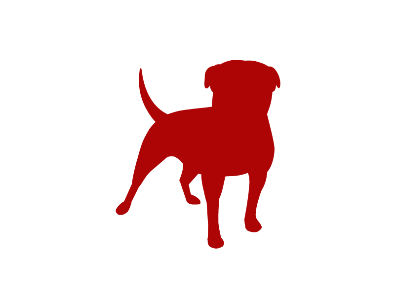 Zynga dog animation dog icon logo mobile game pet red zynga