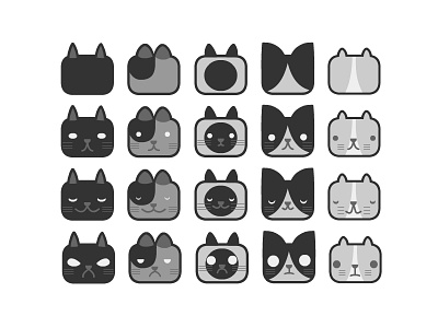 Cats cat cats character cute game gray icon