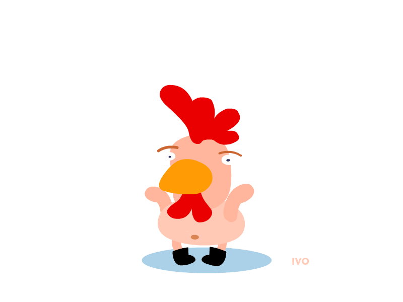 Rooster 800x600 animation character cock emoji gif icon rooster sticker