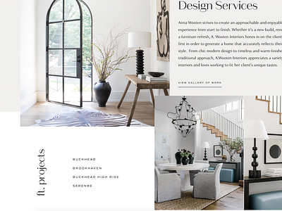 Website Design for an Atlanta Interior Designer