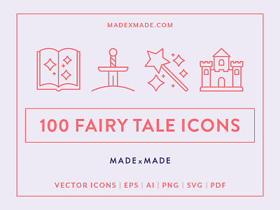 Made By Made | Line Icons – Fairy Tale