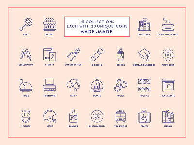 Made By Made | Line Icons – Mega Bundle Volume 2