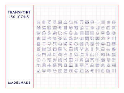 Made By Made | Line Icons – Transport