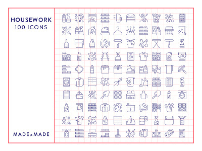 Made By Made | Line Icons – Housework