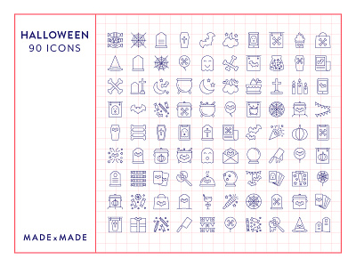 Made By Made | Line Icons – Halloween