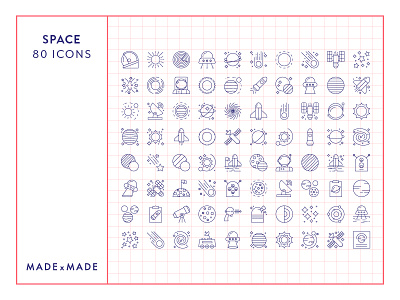 Made By Made | Line Icons – Space