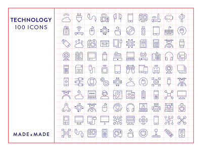 Made By Made | Line Icons – Technology