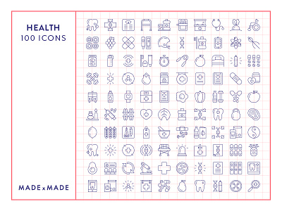 Made By Made | Line Icons – Health