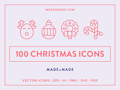 Made By Made | Line Icons – Christmas